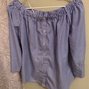 Off shoulder top.